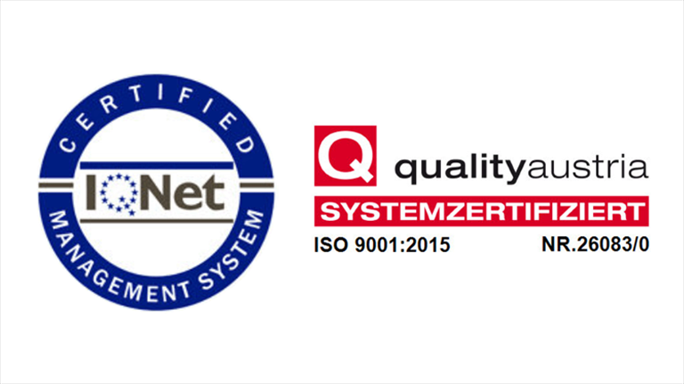 Talentor Austria ist ISO 9001:2015 zertifiziert