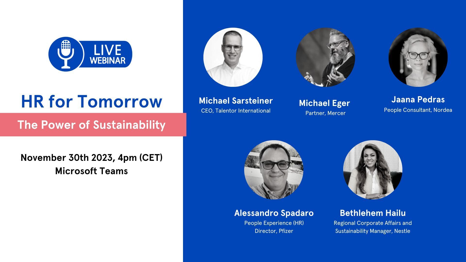 Webinar HR Sustainability Talentor